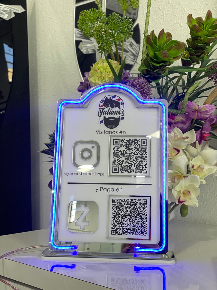 Double QR Code Led