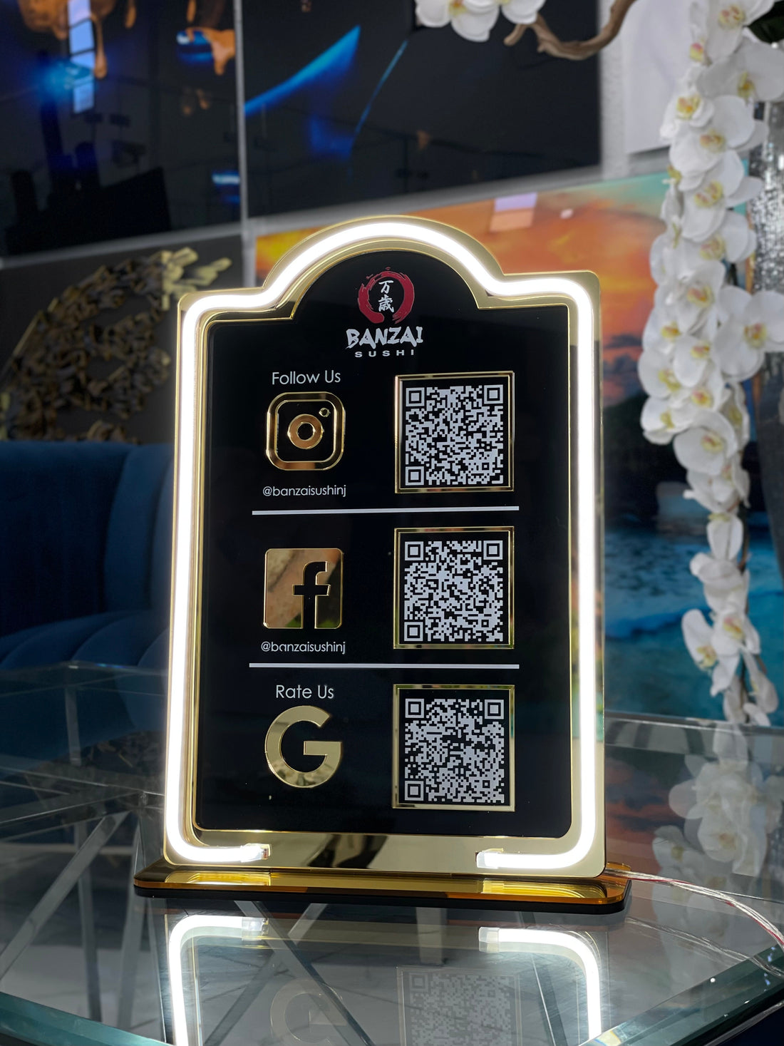 Double QR Code Led